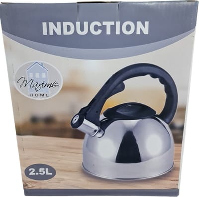 Maxim Home fluitketel RVS - 2,5L - geschikt voor inductie