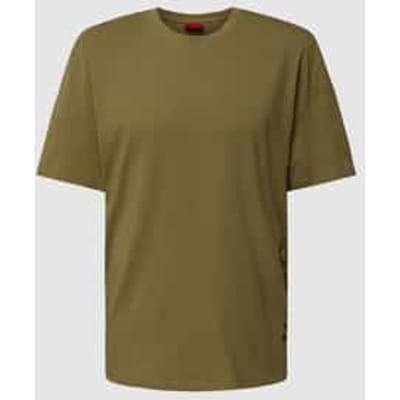 relaxed fit T-shirt met labelprint