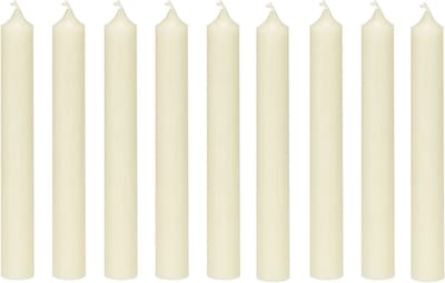 Cactula mooie dinerkaarsen 19.5 cm Ivoor 18 stuks | 6 branduren