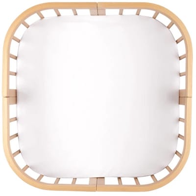 Waldin Hoeslaken Set - W2 - Wit - Voor 7-in-1 Babybedje
