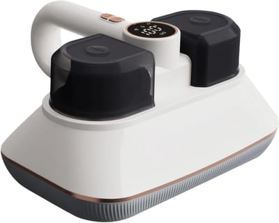 Matrasstofzuiger - Bedreiniger Mite Remover - Stofvrij Slapen - Dubbele Motoren Sunshine-C - 26 x 225 x 14 cm - Wit