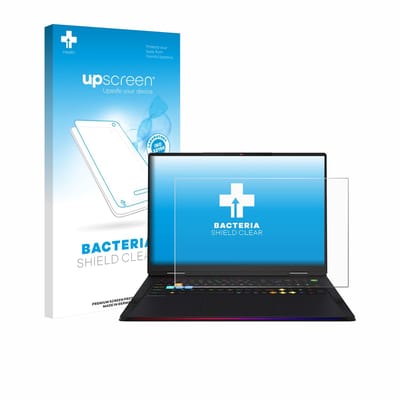 upscreen - Screenprotector voor MSI Raider 18 HX AI 2025 - Folie Beschermfolie transparant antibacterieel