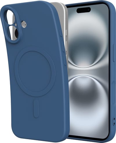 Cazy hoesje geschikt voor iPhone 17 Hoesje geschikt voor MagSafe - Color Backcover - Blauw