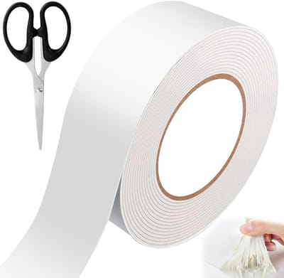Witte butyl-afdichtingstape - waterdicht en zelfklevend - 5 cm x 10 m