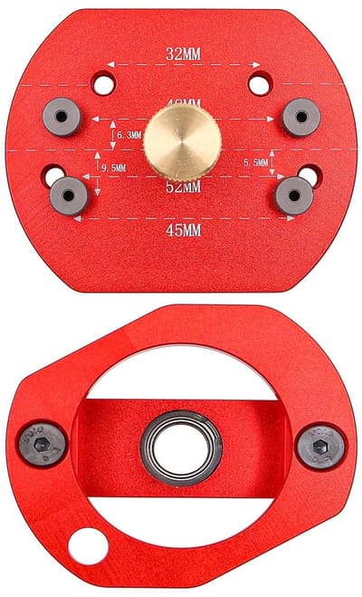 Dailygoods - 35 Mm Verstelbare Scharnierboormal voor Meubels