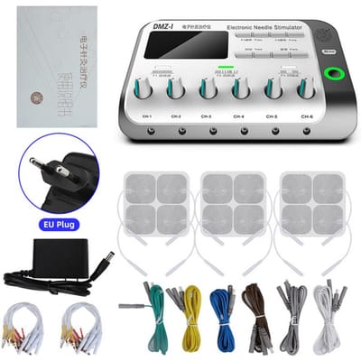 6 Kanalen TENS Unit Professionele Fysiotherapie Elektroacupunctuur Massager Lichaam TENS Acupunctuur Elektrostimulator EMS Massage
