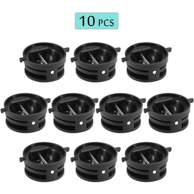 Bouchons de laisse de planche de surf, 10 pièces, SUP, bouchons de laisse de surf, tasse de planche de surf avec broche en acier inoxydable noir