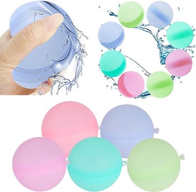 Merkloos - Herbruikbare Waterballonnen - 20 stuks - Milieuvriendelijk - Veilig en Hygiënisch - Snel Vulbaar