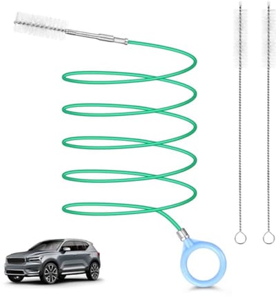 Schuifdak Reinigingsborstel en Afvoerborstel Set - 30 cm en 19 cm - Flexibele Buisreiniger voor Auto