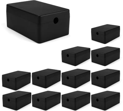 Waterdichte Aansluitdoos, Set van 12, Compact 60 x 40 x 25 mm, Voor Muurmontage, Geschikt voor Binnen en Buiten Gebruik, Duurzaam en Weerbestendig