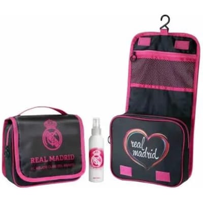 Real Madrid Toiletry Bag For Women toilettasje met kindereau de toilette spray 150 ml