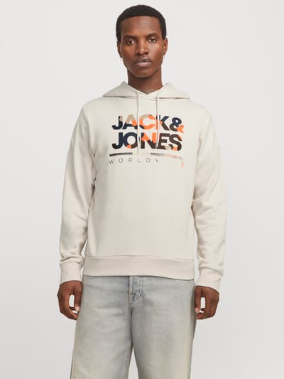 Jack & Jones - Heren Hoodies Luke Sweat Hood - Beige - Maat XL
