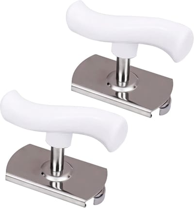 Potopener - Dekselopener - Blikopener - Roestvrijstalen - Verstelbare - Krachtbesparende Blikopener - voor Mensen met Zwakke Handen en Ouderen - draagbaar - Flesopener - Universele Dekselgrijper voor Potten en Flessen van Elk Formaat - 2 stuks