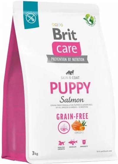 Brit Care Grain-Free Puppy Skin & Coat Zalm - Hondenvoer - 3 kg