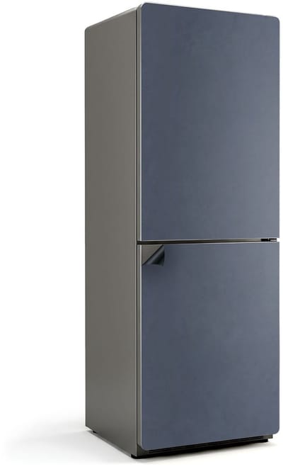 Wallfluent Magnetische Koelkastmat - Donkerblauw Koelkast Magneet Sticker - 70 cm x 190 cm - Donkerblauw Magnetische Koelkastmat - Decoratieve Koelkastfolie - Magnetische Koelkastbekleding - Herbruikbare Magneetmat Koelkast
