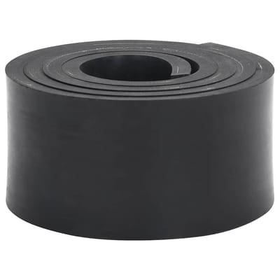 vidaXL - Rubberen - rand - voor - sneeuwploeg - 150x8x1 - cm - zwart
