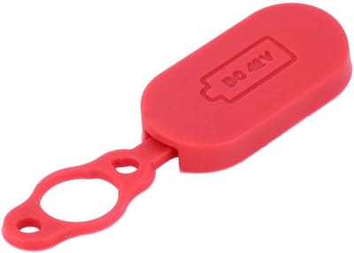 Dailygoody - M365 Battery Cover Cache - Waterdichte Oplaadpoort Bescherming - Rood - Vervangingsonderdeel - Geschikt voor Elektrische Scooter