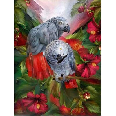 Borduren Handwerk 5D Steentjes Diy Diamant Borduren Schilderij Bloem Diamant Muur Art Decor 20X30CM gray