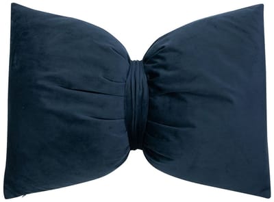 Strik Kussen Fluweel navy 40x60cm