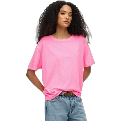 T-shirt Korte Mouw Superdry T-shirt Studios Dropped Shoulder oversize