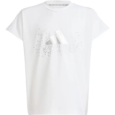 Adidas Winter T-shirt Met Korte Mouwen Wit 11-12 Years Meisje