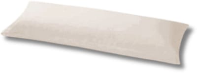 Beau Maison | Body Pillow Sloop Creme - 100% Perkaal Katoen - Lichaamskussensloop Creme - 40x145 cm
