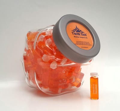Twin Tan booster ampullen 6 ml zonnebankolie voor gezicht en decolleté