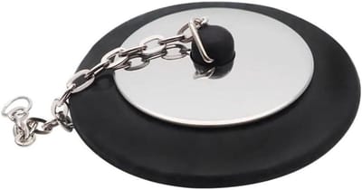 Afvoerstop Badkuip - Gootsteen Stopper - Water Vasthouden - Sterke Adsorptie - 7.5x7.5x3cm - Zwart