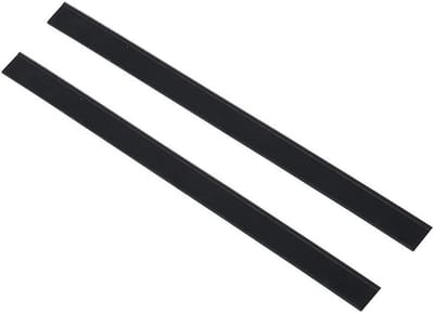 Vervangende zuigmond bladen - Rubberen strip - Ruiten reinigen - Zacht rubber - 280mm - Zwart