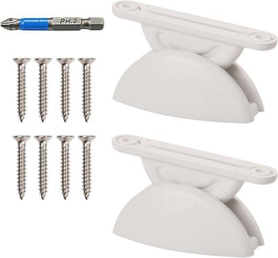 Deurhouders voor Caravan - 2 Stuks met Schroeven en Bit - Ideaal voor Campingaccessoires