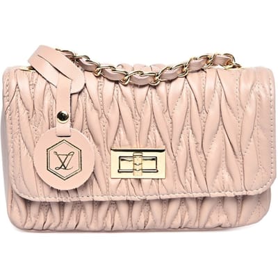 Luisa Vannini Rose Rundleer Tas