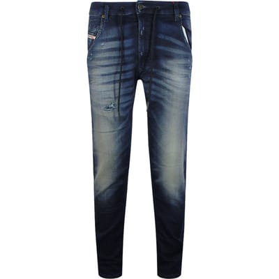 Diesel Krooley-y-ne Donkerblauwe Joggingjeans