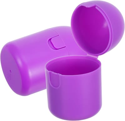 Menstruatiecup Opbergdoos - Houder Reistasjes - Hygiënisch Opbergen - Medische Kwaliteit PP - 8.5 x 5 x 5 cm - Paars