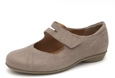 Durea Dames Bandschoen - 5737-015-0826 Taupe - Wijdte H - Maat 5½ (38.5)
