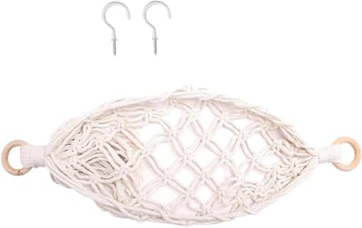 Hangmat voor fruit - Netmand keuken - Keuken opbergen - Handgeweven design - 394 x 128 cm - N.v.t.