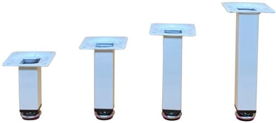 Allecto - Furniture Legs - Wit - Stijlvolle meubelpoot - 120 mm - Ideaal voor sofa en meubels - Modern design - Sterk en duurzaam