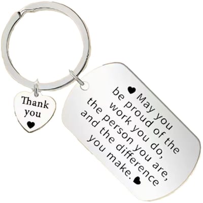 Go Go Gadget - Sleutelhanger - Quote - Cadeau collega - May you be proud - 1 stuk - Zilver