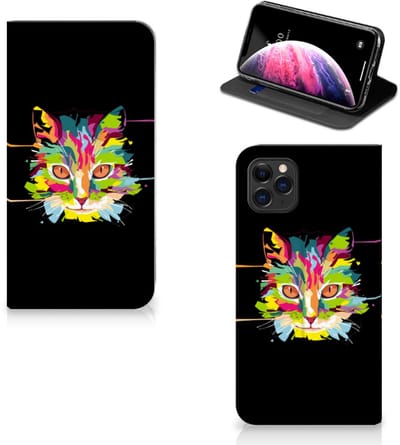 Apple iPhone 11 Pro Max Magnet Case Cat Color