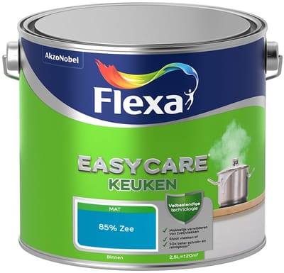 Flexa - Easycare Keuken - 85% Zee - Mengverf - 2,5 L