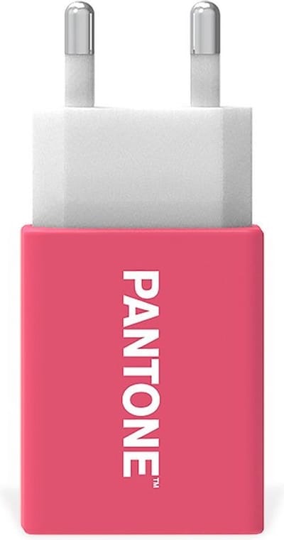 Lichtnetadapter met 1 USB poort, Rood - Celly | Pantone