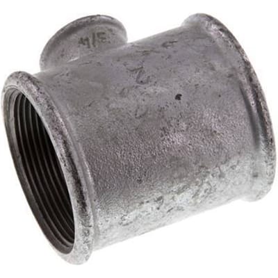 Rp 2'' x Rp 3/4'' Verzinkt Gietijzeren T-stuk 25 Bar - FL3T-F-IZ-200R-034R