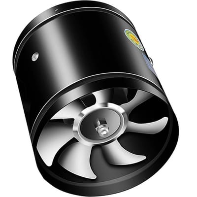 Ronde Inline Booster Kanaalventilator Afzuigventilator met Laag Geluidsniveau voor Keukens, Badkamers, Restaurants, Supermarkten 6 Inch