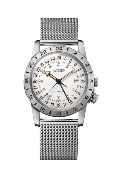 Glycine GL0466 - Airman Vintage The Chief GMT 40