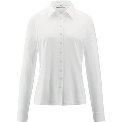 Jerseyblouse Van Peter Hahn wit