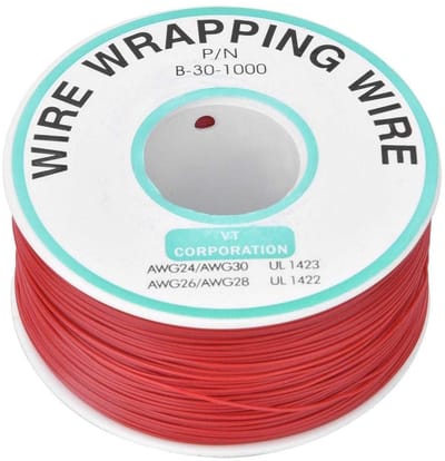 Allecto - Tinned Copper Wire - Antioxidatie Kabel - 300m Lang - Solderen - Duurzaam - Elektriciteit - 30AWG - Professioneel