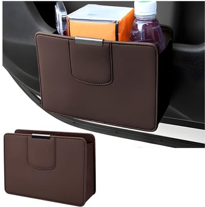 Dailygoody - Autostoelhoezen - Volledige set - Comfortabel en ademend - Bruin - Auto-accessoires - Bescherming voor voor- en achterbank - Interieurdec.