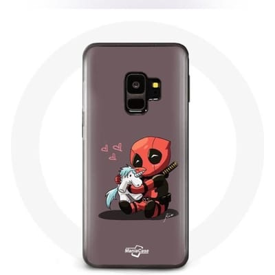 Coque - DeadPool - Samsung Galaxy S9 - Licorne - Multicolore - Souple pur