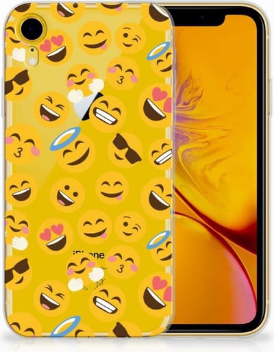 TPU Hoesje voor Apple iPhone Xr TPU bumper Emoji