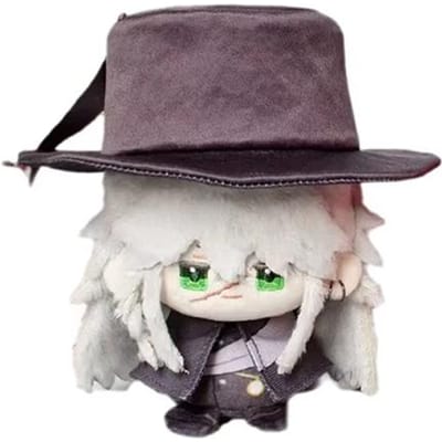 12cm Anime Under Taker Hanger Pluche Pop Schattige Anime Cosplay Grell Sutcliff Pluche Speelgoed Fan Cadeau Katoen Black Butler Knuffelpop 12cm