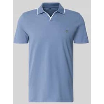 modern fit poloshirt met logo-stitching